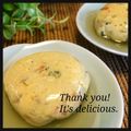 appletwins's cooksnap of when they made 離乳食に♪高野豆腐そぼろのレンチン卵焼き.