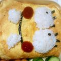 錦太郎's cooksnap of when they made キャラ弁 スポンジボブ♪.