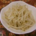 ケクケク's cooksnap of when they made レンジで簡単 もやしの塩麹ナムル.