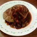 sweetbox25's cooksnap of when they made ポン酢と大根おろしのあっさりハンバーグ.