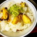 サチママ2012's cooksnap of when they made ムール貝の炊き込みご飯.