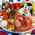ほのかとまめた's cooksnap of when they made 名犬チーズ　キャラ弁のおかず.
