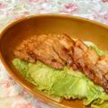 桃屋誰's cooksnap of when they made 豚バラの塩麹焼きと温レタス♪.