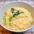 ありかん's cooksnap of when they made ほうれん草と卵のラーマおじや.