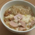 きらり流れ星's cooksnap of when they made 魚肉ソーセージ入りキムチ鍋.