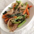 ちよすけ2010's cooksnap of when they made 我が家の小松菜チャンプル〜！.
