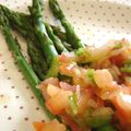 Spain's cooksnap of when they made アスパラガスのラビゴットソース.
