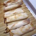 エドリバー's cooksnap of when they made 春巻きの皮でバナナパイ.
