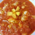 ライフ☆'s cooksnap of when they made 鶏の　トマト煮込み（フルーツソース）.