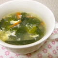 そらてんママ's cooksnap of when they made たまごとワカメの中華スープ☆.
