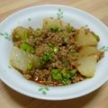 みるっひママ's cooksnap of when they made 焼肉のタレで大根のガッツリ炒め～麻婆風～.