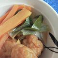 まいこと's cooksnap of when they made ✿ササッと煮物❀ボールとスナップえんどう.