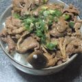 キャロライン藤元's cooksnap of when they made 超簡単！焼肉のたれで牛肉丼☆.