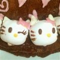 pinkあゆみん's cooksnap of when they made キャラスイーツ☆マシュマロでキティちゃん.