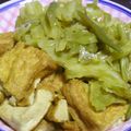 Rick_t's cooksnap of when they made キャベツと厚揚げのカレー煮びたし.