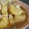 めかにか's cooksnap of when they made 圧力鍋で☆鶏手羽元と大根の煮物.