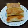 ザ末っ子's cooksnap of when they made 【農家のレシピ】かぼちゃのクリチー春巻き.