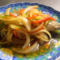 nabeko44kazu's cooksnap of when they made ＊たっぷり野菜と鯵の南蛮漬け＊.
