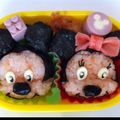hugoマム's cooksnap of when they made ミッキーのおにぎり✿キャラ弁.