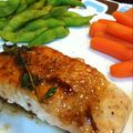 ろぉずまりぃ's cooksnap of when they made タイムが香る♪鮭のレモンバター醤油ソース.