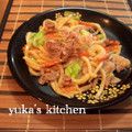 ゆかチ's cooksnap of when they made 焼肉のタレ de 焼きうどん.