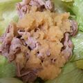 nanane mam's cooksnap of when they made 豚肉とレタスのサラダ　りんごドレッシング.