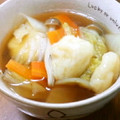YUKIKI☆'s cooksnap of when they made 寒い日は野菜たっぷり✿つるりんだんご汁✿.