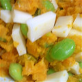 不器用ゆきの's cooksnap of when they made 枝豆とかぼちゃのサラダ.