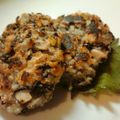 klarth's cooksnap of when they made 蓮根×きくらげ☆でモチモチつくね焼き♪.