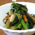 なすとまと's cooksnap of when they made 春菊とエリンギのキンピラ(人´ω｀*)..