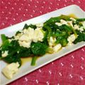よしお03's cooksnap of when they made ホウレン草と豆腐の柚子しょうゆ和え。.