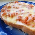 ミントレモン's cooksnap of when they made ＊キムチーズ・トースト☆.
