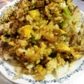 meff's cooksnap of when they made ハンバーグ風チャーハン.