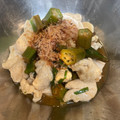 やよい・M's cooksnap of when they made オクラととりささみの梅肉シソ和え.