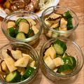はーくんごーごー's cooksnap of when they made 我が家定番♪きゅうりと長芋の和え物.