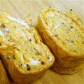 mamamacha's cooksnap of when they made たらこと黒ゴマの卵焼き.