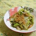 赤い電話's cooksnap of when they made 簡単もう1品♪白菜のなめ茸塩昆布和え.