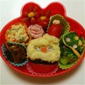 だいちゅー's cooksnap of when they made 簡単☆丸おにぎりｄｅサンタ＆トナカイ.