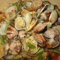 amiho's cooksnap of when they made ル・クルーゼで○あさりのリゾット○.