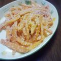 チャタオ's cooksnap of when they made 人参と明太子だけ☆炒め.