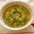 Nekozame's cooksnap of when they made セロリの葉で中華スープ☆.