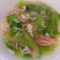 あQあいな's cooksnap of when they made レタスかにかまあんかけ炒飯.