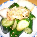 きゅーい's cooksnap of when they made たたききゅうりとキムチのラー油和え.
