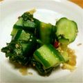 たま0926's cooksnap of when they made 大葉たっぷりきゅうりの浅漬け♪箸休め♪.