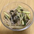 まりっコぐらし's cooksnap of when they made もやしきゅうりの海苔入り胡麻ナムル.