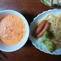Mickey♪'s cooksnap of when they made *トマトチーズフォンデュつけパスタ*.
