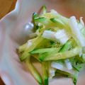 おぶうさま's cooksnap of when they made 長いもとキュウリの昆布茶あえ.