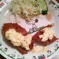 LeeJunho's cooksnap of when they made タラのフライタルタルソースかけお弁当にも.
