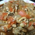 ハコウ's cooksnap of when they made さごしと人参玉葱キャベツの麺つゆ味噌炒め.