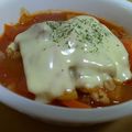 コメメ's cooksnap of when they made 鶏肉とじゃがいものトマト煮込み.